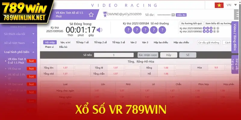 Xổ số vr 789win